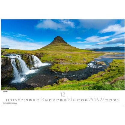 Island - Wandkalender 2026 - 50 x 36 cm / 24 x 35 cm - CASARES fine art EDITION