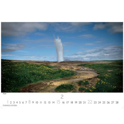 Island - Wandkalender 2026 - 50 x 36 cm / 24 x 35 cm - CASARES fine art EDITION