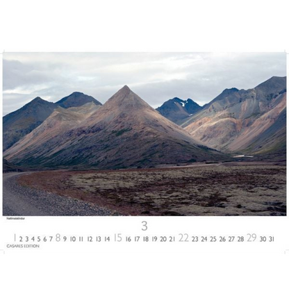 Island - Wandkalender 2026 - 50 x 36 cm / 24 x 35 cm - CASARES fine art EDITION