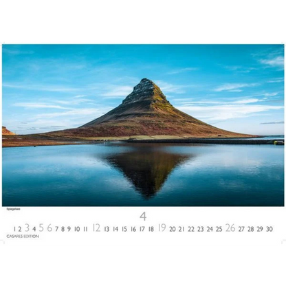 Island - Wandkalender 2026 - 50 x 36 cm / 24 x 35 cm - CASARES fine art EDITION