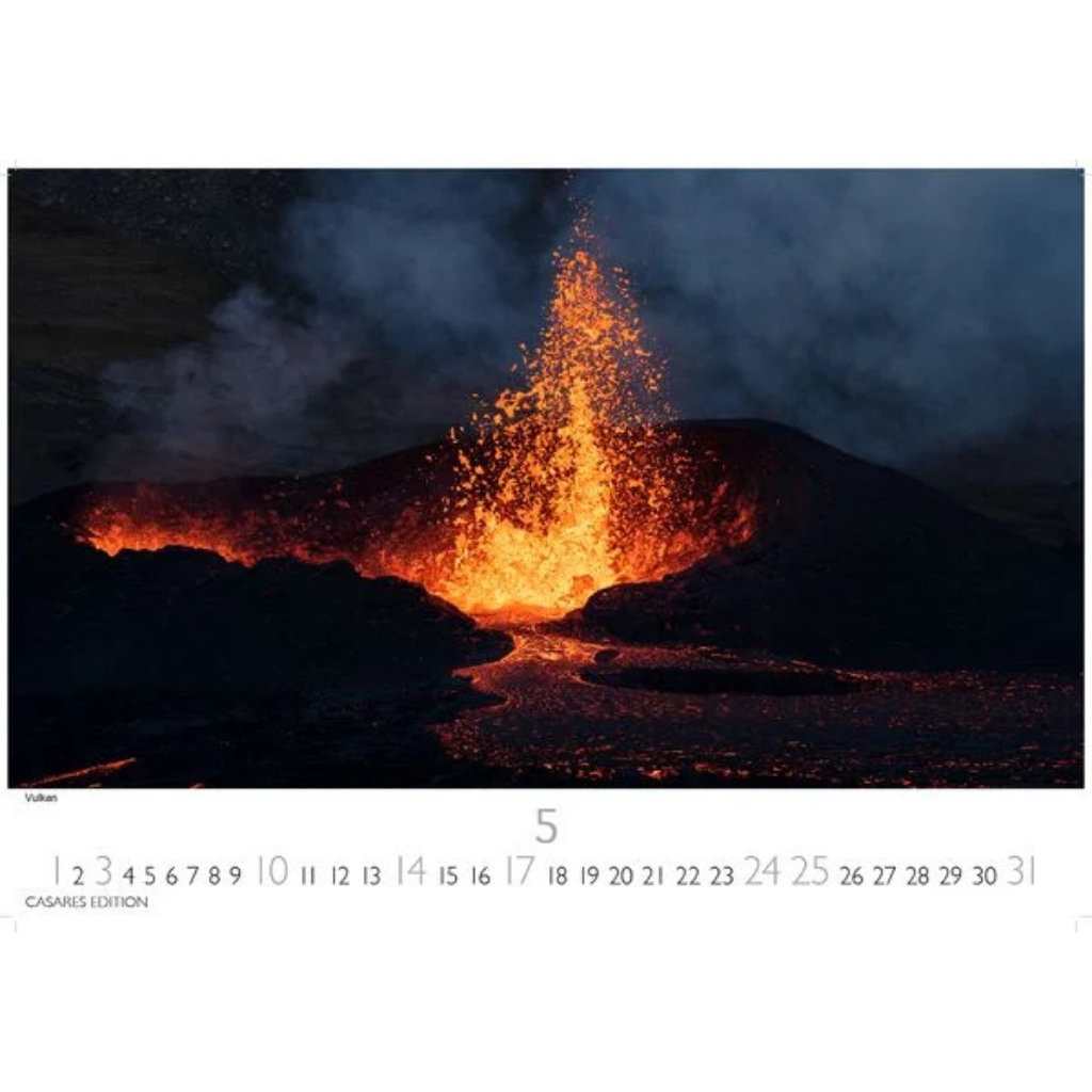 Island - Wandkalender 2026 - 50 x 36 cm / 24 x 35 cm - CASARES fine art EDITION