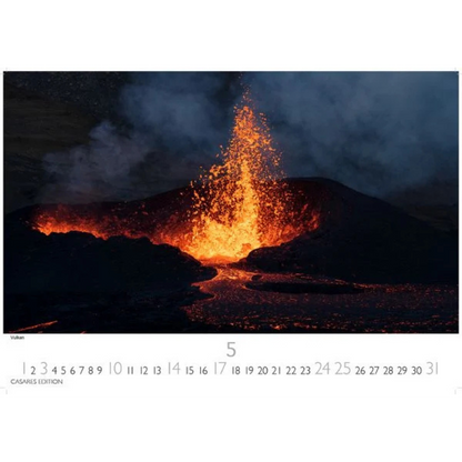 Island - Wandkalender 2026 - 50 x 36 cm / 24 x 35 cm - CASARES fine art EDITION