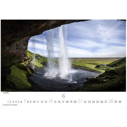 Island - Wandkalender 2026 - 50 x 36 cm / 24 x 35 cm - CASARES fine art EDITION