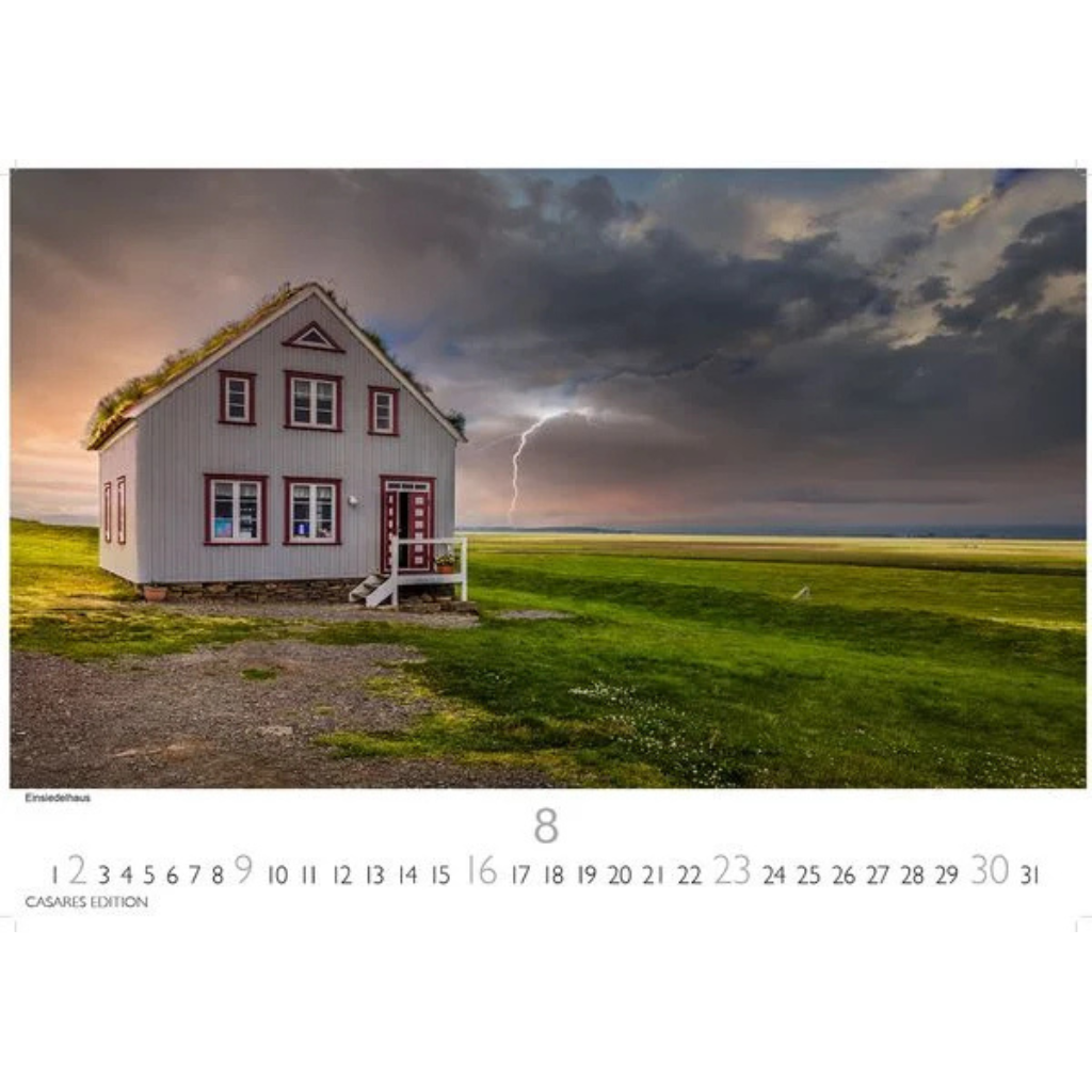 Island - Wandkalender 2026 - 50 x 36 cm / 24 x 35 cm - CASARES fine art EDITION