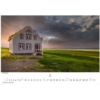 Island - Wandkalender 2026 - 50 x 36 cm / 24 x 35 cm - CASARES fine art EDITION