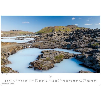 Island - Wandkalender 2026 - 50 x 36 cm / 24 x 35 cm - CASARES fine art EDITION