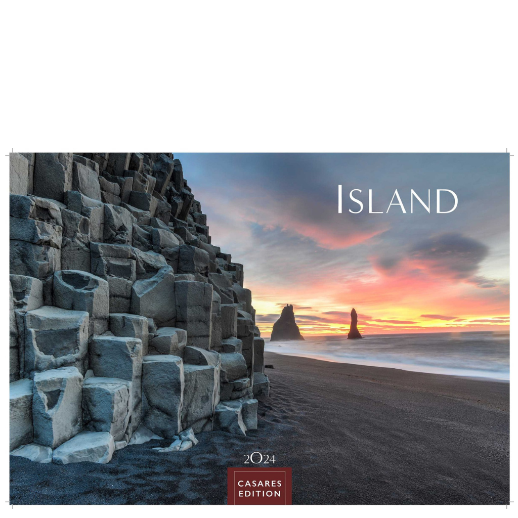 Island - Wandkalender 2024 - 50 x 35 cm - CASARES fine art EDITION