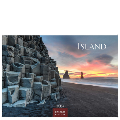 Island - Wandkalender 2024 - 50 x 35 cm - CASARES fine art EDITION