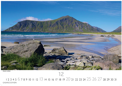 Norway - Wall Calendar 2026 - 50 x 36 cm - CASARES fine art EDITION