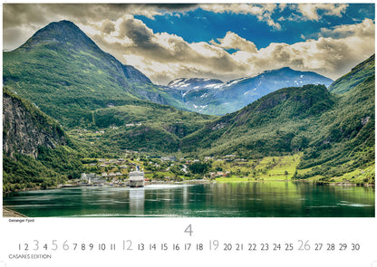 Norway - Wall Calendar 2026 - 50 x 36 cm - CASARES fine art EDITION