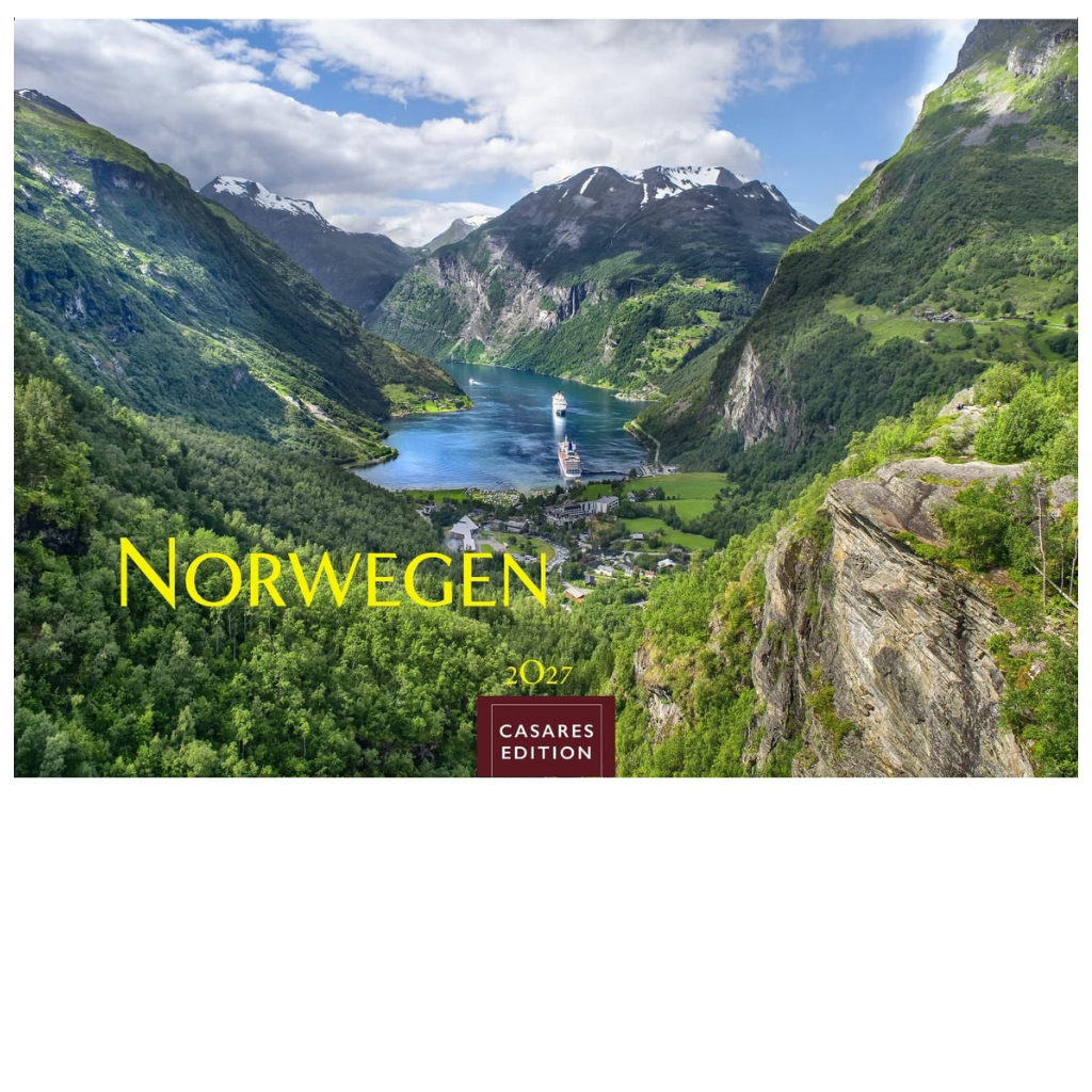 Norwegen - Wandkalender 2027 - 50 x 35 cm - CASARES fine art EDITION