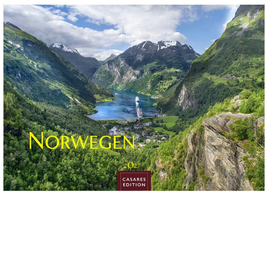Norwegen - Wandkalender 2027 - 50 x 35 cm - CASARES fine art EDITION