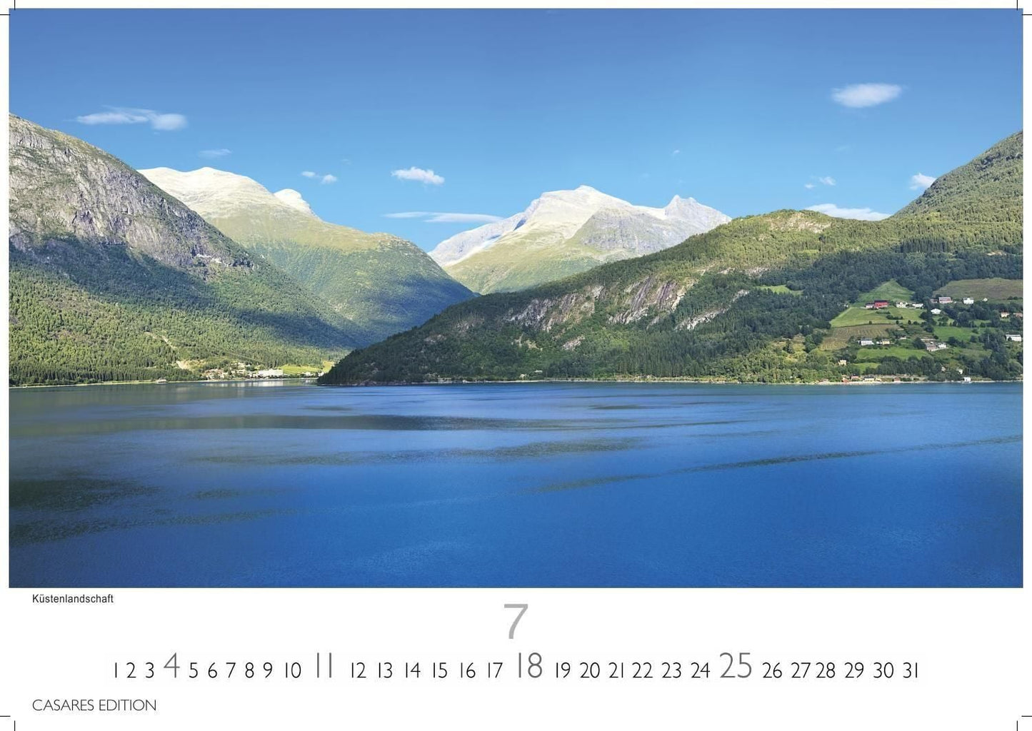 Norwegen - Wandkalender 2027 - 50 x 35 cm - CASARES fine art EDITION