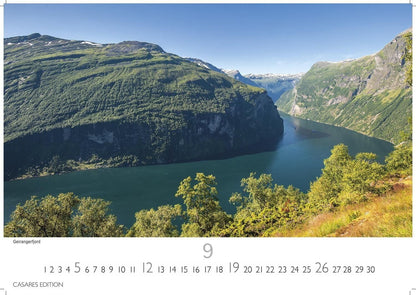 Norwegen - Wandkalender 2027 - 50 x 35 cm - CASARES fine art EDITION