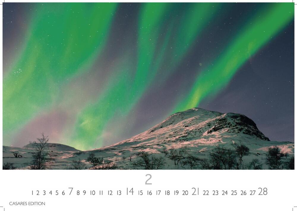 Polarlicht - Wandkalender 2027 - 50 x 35 cm - CASARES fine art EDITION