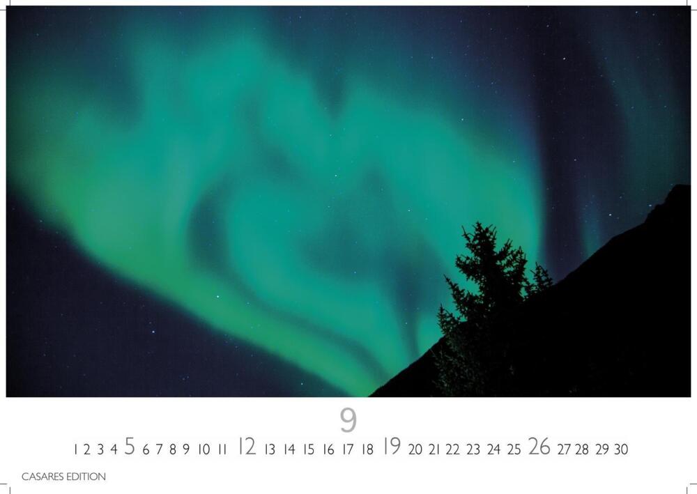 Polarlicht - Wandkalender 2027 - 50 x 35 cm - CASARES fine art EDITION