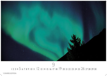 Polarlicht - Wandkalender 2027 - 50 x 35 cm - CASARES fine art EDITION
