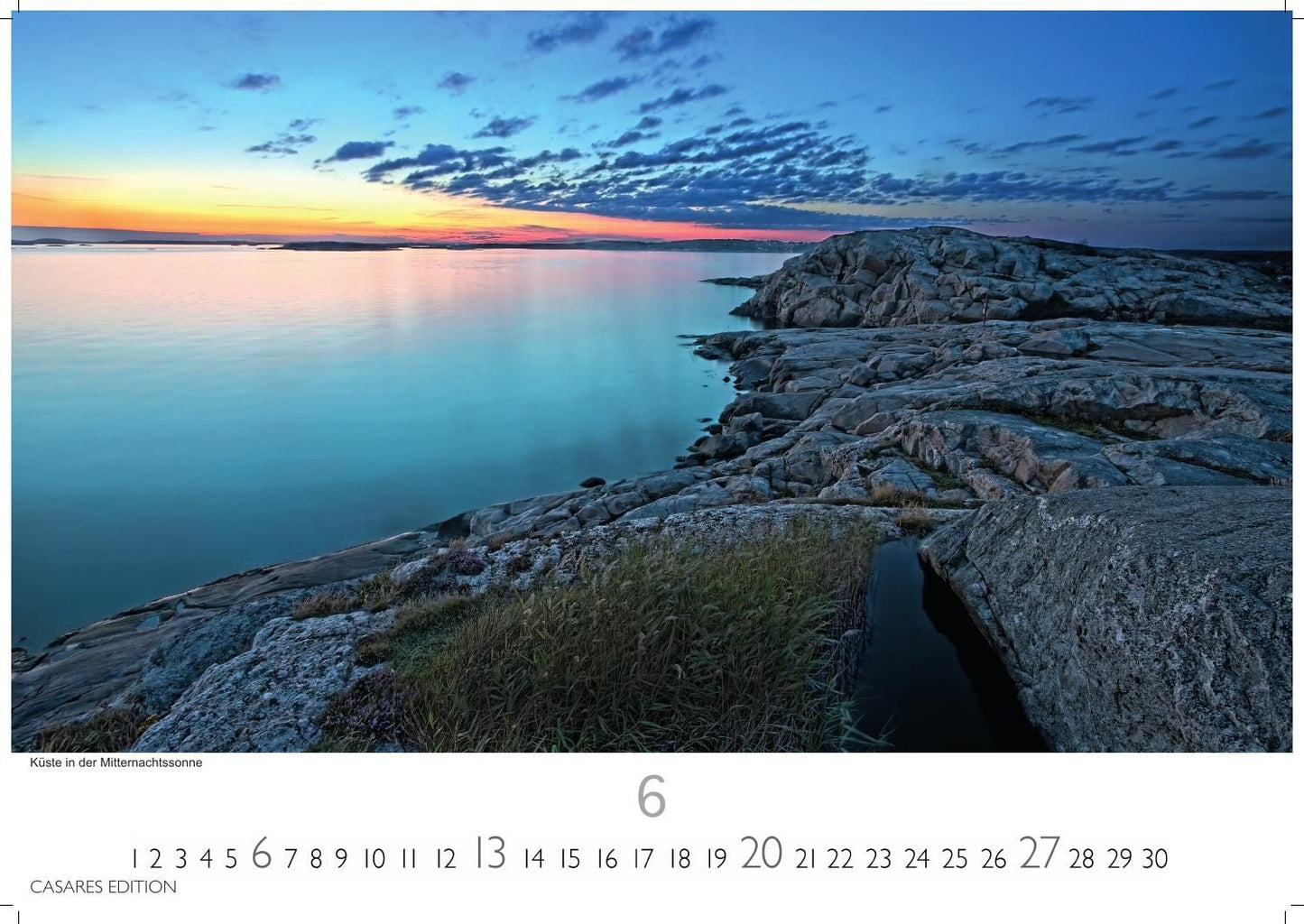 Schweden - Wandkalender 2027 - 50 x 35 cm - CASARES fine art EDITION
