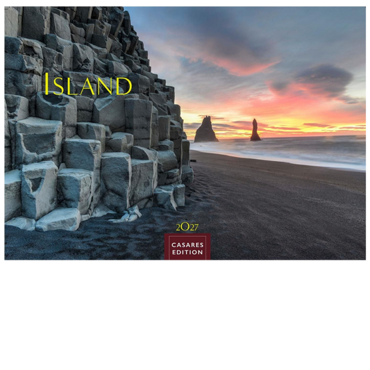 Island - Wandkalender 2027 - 50 x 35 cm - CASARES fine art EDITION
