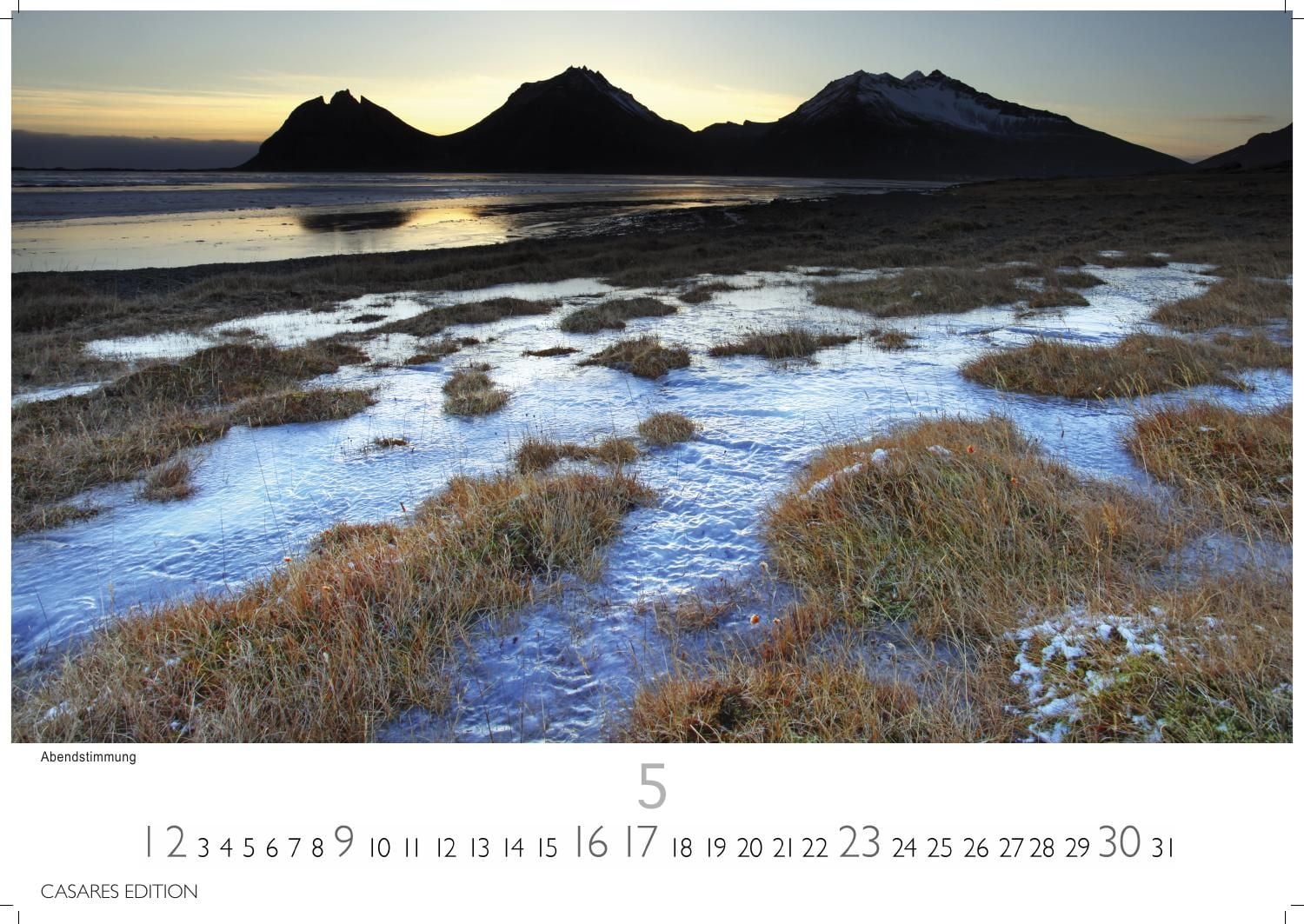 Island - Wandkalender 2027 - 50 x 35 cm - CASARES fine art EDITION