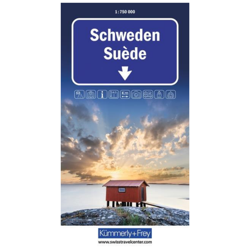 Schweden Regionalkarten - 2026