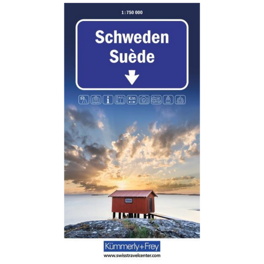 Schweden Regionalkarten - 2026