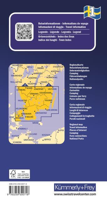 Schweden Regionalkarten - 2026