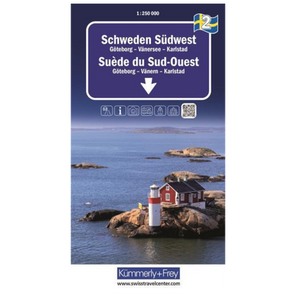 Schweden Regionalkarten - 2026