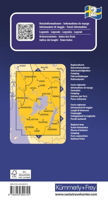 Schweden Regionalkarten - 2026