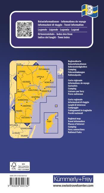 Schweden Regionalkarten - 2026