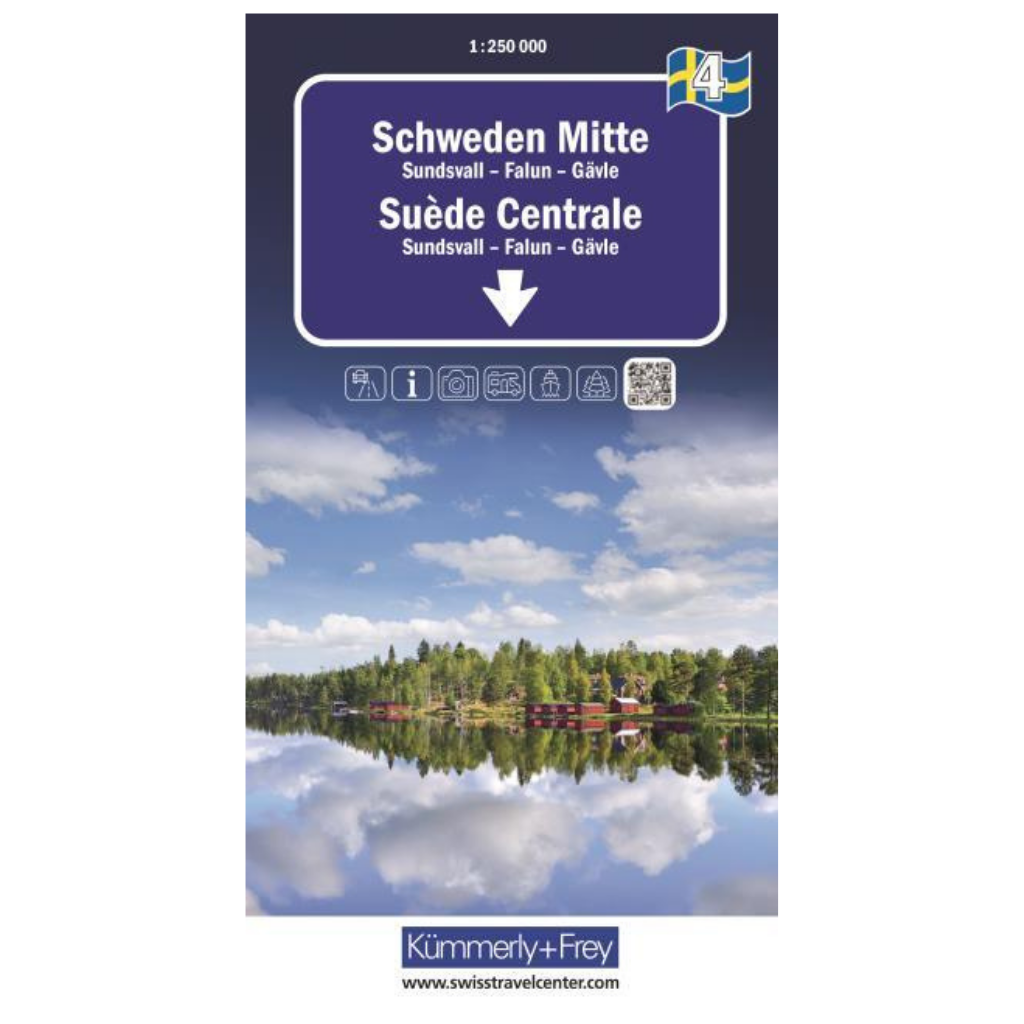 Schweden Regionalkarten - 2026