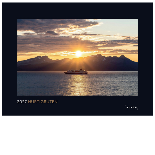Hurtigruten - Wandkalender 2027 - 60 x 45 cm - Kunth Verlag