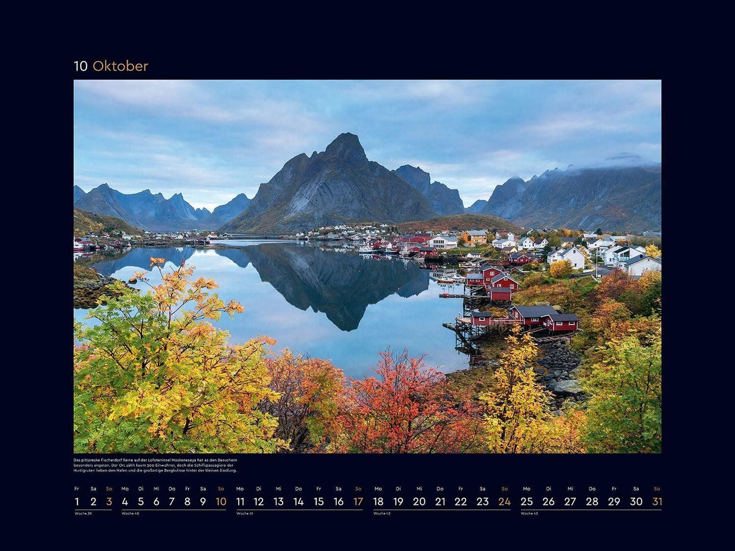 Hurtigruten - Wandkalender 2027 - 60 x 45 cm - Kunth Verlag