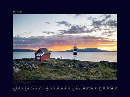 Hurtigruten - Wandkalender 2027 - 60 x 45 cm - Kunth Verlag