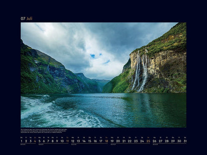 Hurtigruten - Wandkalender 2027 - 60 x 45 cm - Kunth Verlag