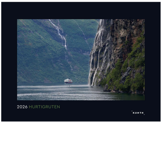 Hurtigruten - Wandkalender 2026 - 60 x 45 cm - Kunth Verlag