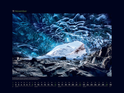 Island - Wandkalender 2026 - 60 x 45 cm - Kunth Verlag