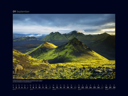 Island - Wandkalender 2026 - 60 x 45 cm - Kunth Verlag