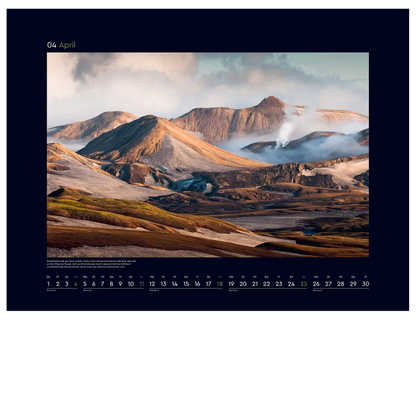 Island - Wandkalender 2027 - 60 x 45 cm - Kunth Verlag