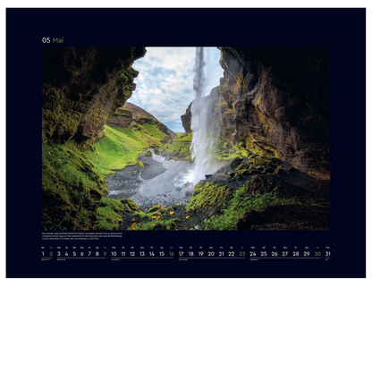 Island - Wandkalender 2027 - 60 x 45 cm - Kunth Verlag