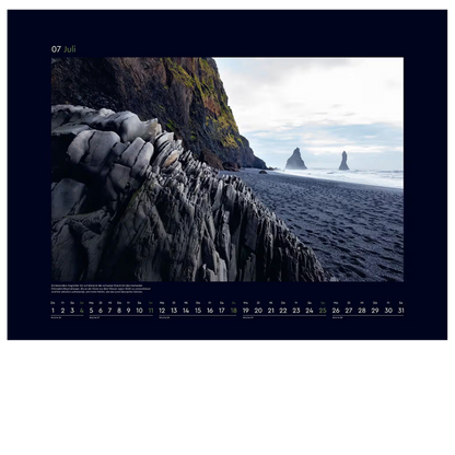 Island - Wandkalender 2027 - 60 x 45 cm - Kunth Verlag