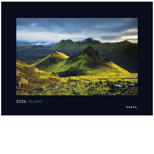 Island - Wandkalender 2026 - 60 x 45 cm - Kunth Verlag
