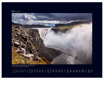 Island - Wandkalender 2027 - 60 x 45 cm - Kunth Verlag