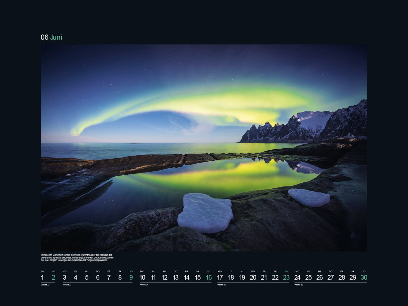 Polarlichter - Wandkalender 2024 - 60 x 45 cm - Kunth Verlag