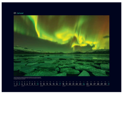 Polarlichter - Wandkalender 2027 - 60 x 45 cm - Kunth Verlag