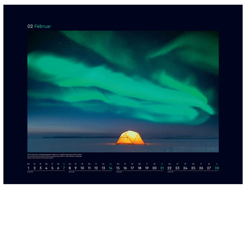 Polarlichter - Wandkalender 2027 - 60 x 45 cm - Kunth Verlag