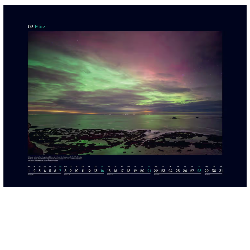 Polarlichter - Wandkalender 2027 - 60 x 45 cm - Kunth Verlag
