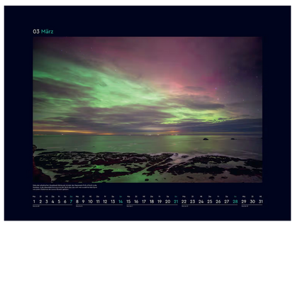 Polarlichter - Wandkalender 2027 - 60 x 45 cm - Kunth Verlag