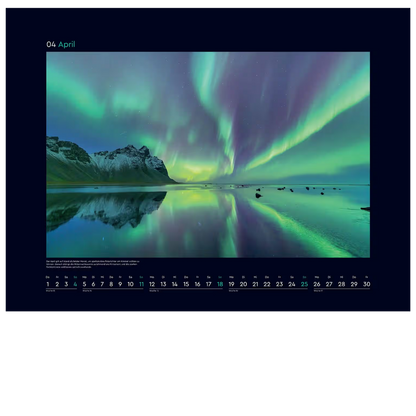 Polarlichter - Wandkalender 2027 - 60 x 45 cm - Kunth Verlag