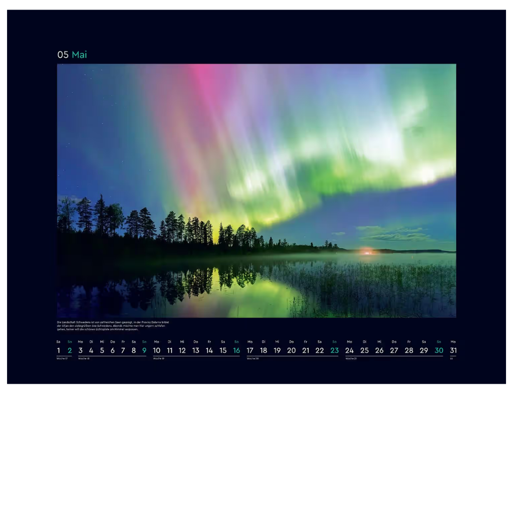 Polarlichter - Wandkalender 2027 - 60 x 45 cm - Kunth Verlag